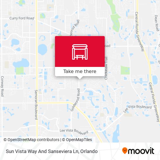 Sun Vista Way And Sanseviera Ln map