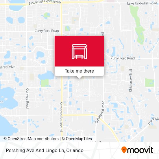 Pershing Ave And Lingo Ln map