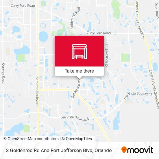 Mapa de S Goldenrod Rd And Fort Jefferson Blvd