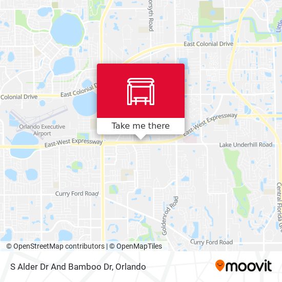 Mapa de S Alder Dr And Bamboo Dr
