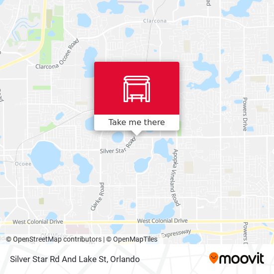 Silver Star Rd And Lake St map