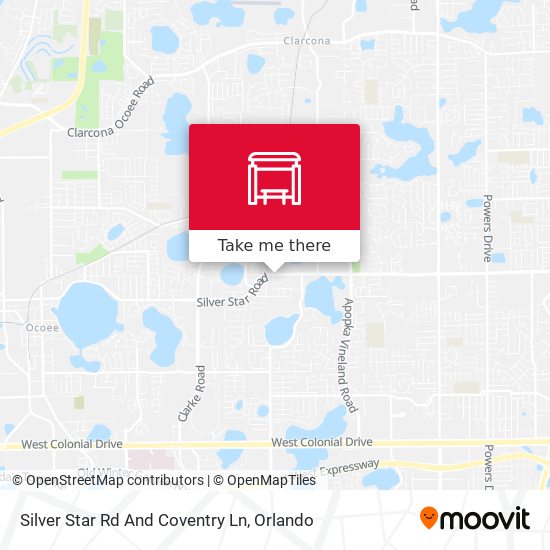 Silver Star Rd And Coventry Ln map