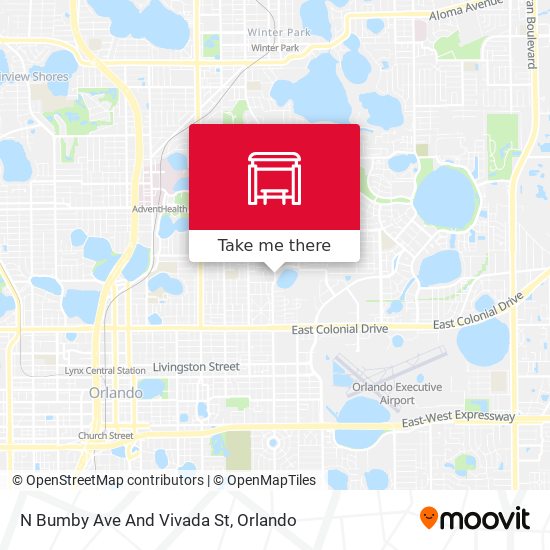 N Bumby Ave And Vivada St map