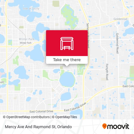 Mercy Ave And Raymond St map