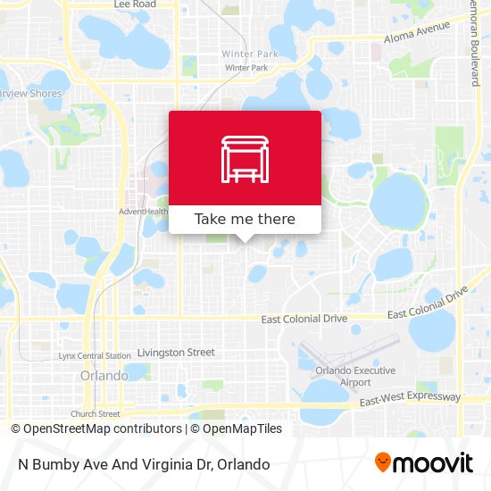 N Bumby Ave And Virginia Dr map