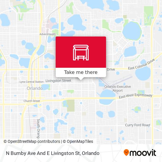 N Bumby Ave And E Livingston St map