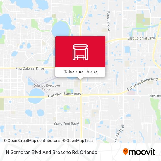 N Semoran Blvd And Brosche Rd map