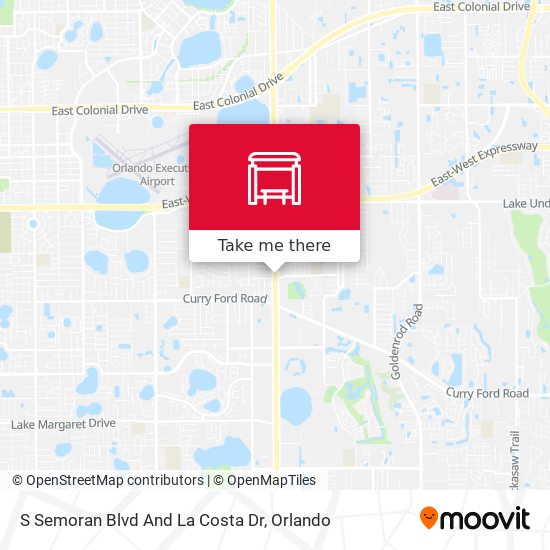 S Semoran Blvd And La Costa Dr map