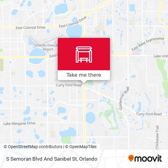 S Semoran Blvd And Sanibel St map