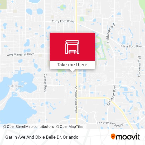 Gatlin Ave And Dixie Belle Dr map