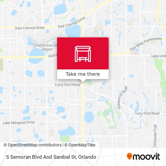 S Semoran Blvd And Sanibel St map