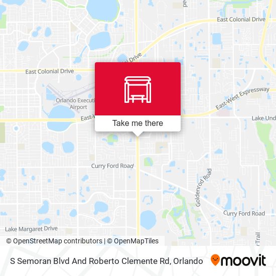 S Semoran Blvd And Roberto Clemente Rd map