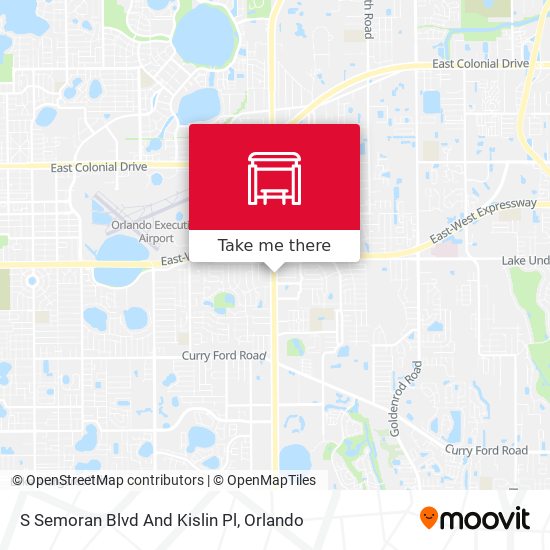 S Semoran Blvd And Kislin Pl map