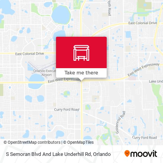 S Semoran Blvd And Lake Underhill Rd map