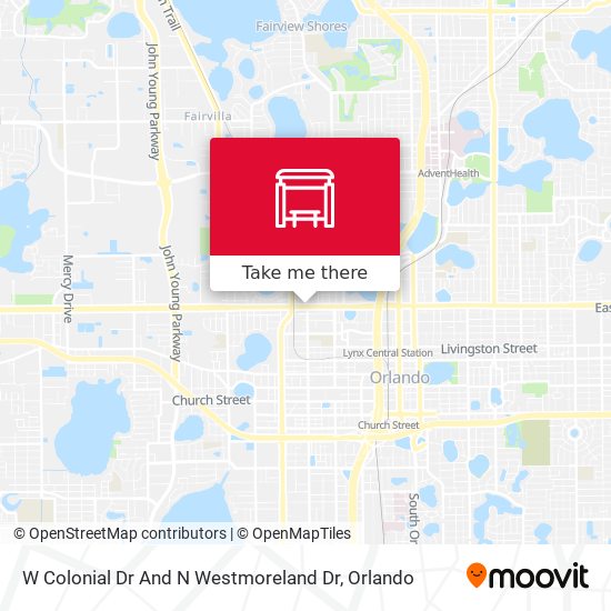 Mapa de W Colonial Dr And N Westmoreland Dr