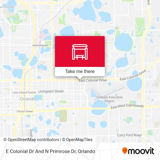Mapa de E Colonial Dr And N Primrose Dr