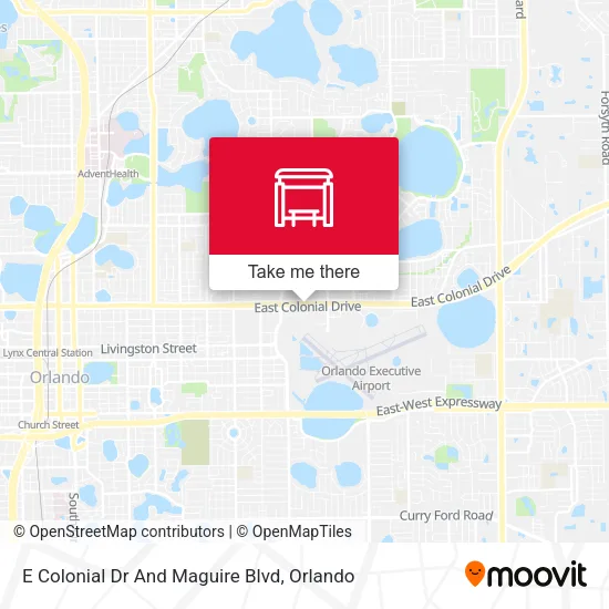 Mapa de E Colonial Dr And Maguire Blvd