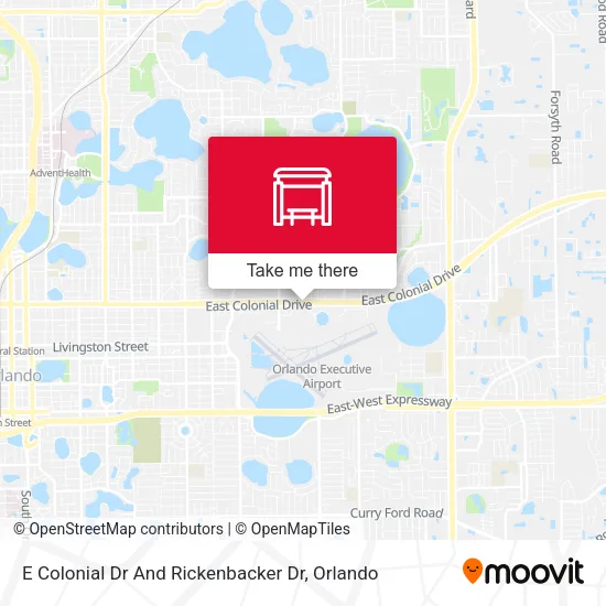 Mapa de E Colonial Dr And Rickenbacker Dr