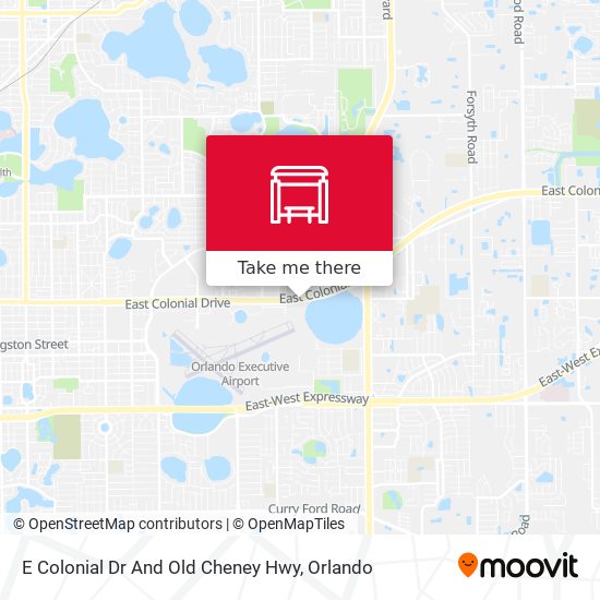 E Colonial Dr And Old Cheney Hwy map