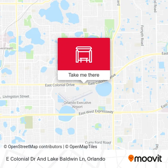 Mapa de E Colonial Dr And Lake Baldwin Ln