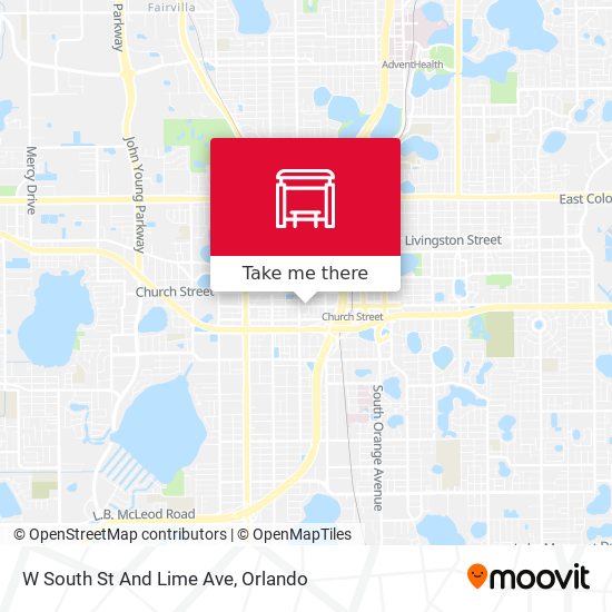 Mapa de W South St And Lime Ave