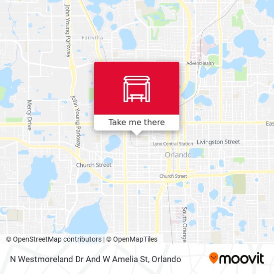 N Westmoreland Dr And W Amelia St map