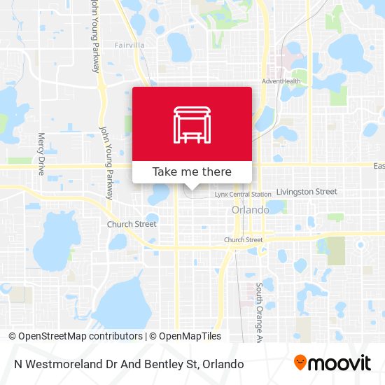 N Westmoreland Dr And Bentley St map