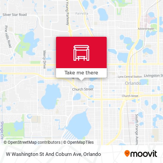 Mapa de W Washington St And Coburn Ave
