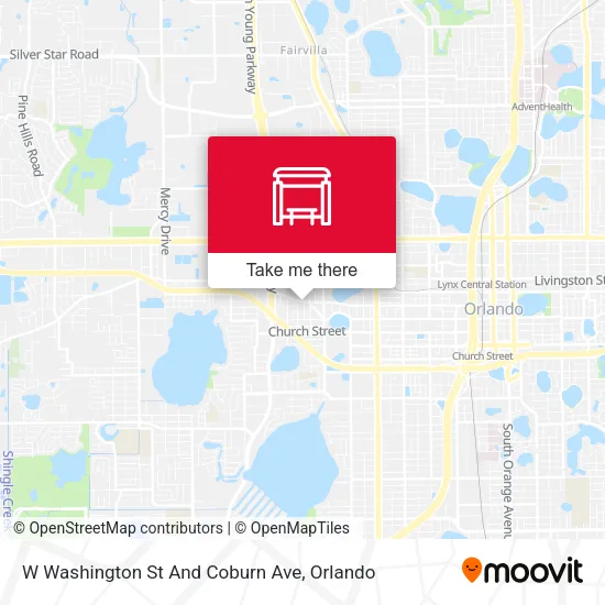 Mapa de W Washington St And Coburn Ave