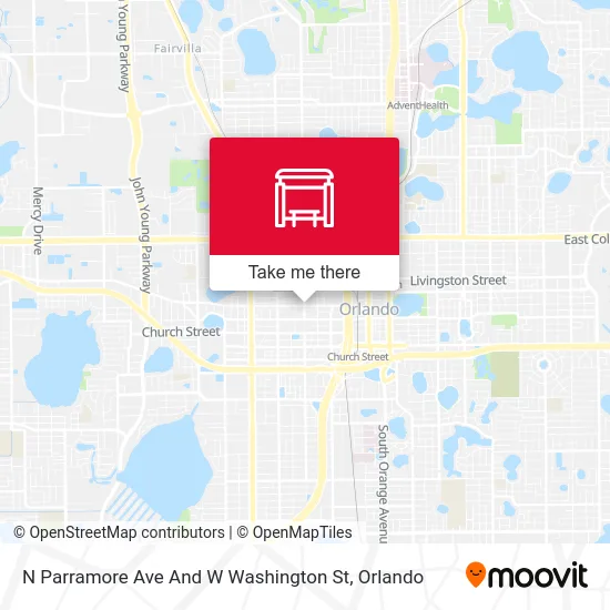 Mapa de N Parramore Ave And W Washington St