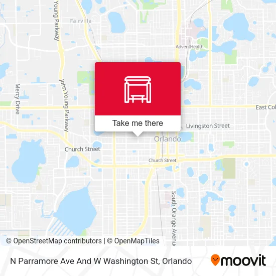 Mapa de N Parramore Ave And W Washington St