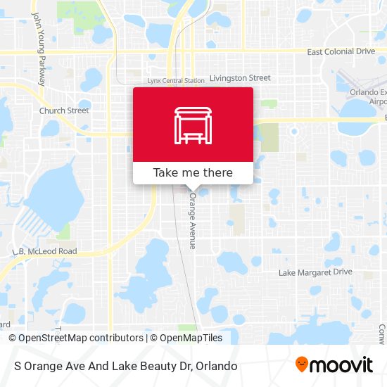 S Orange Ave And Lake Beauty Dr map