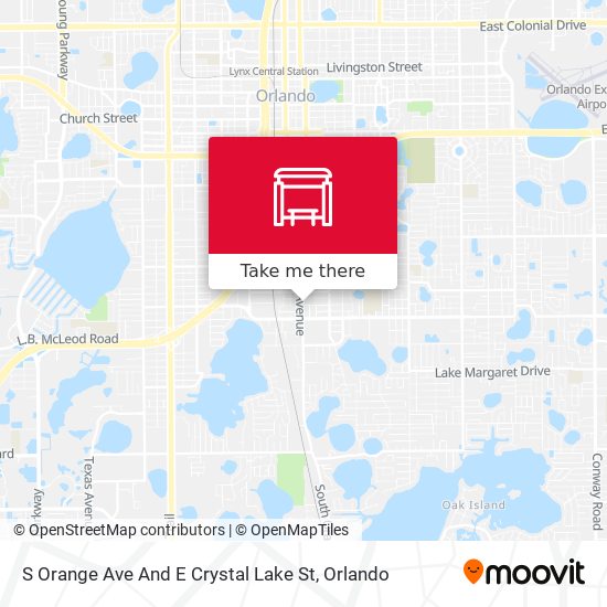 Mapa de S Orange Ave And E Crystal Lake St