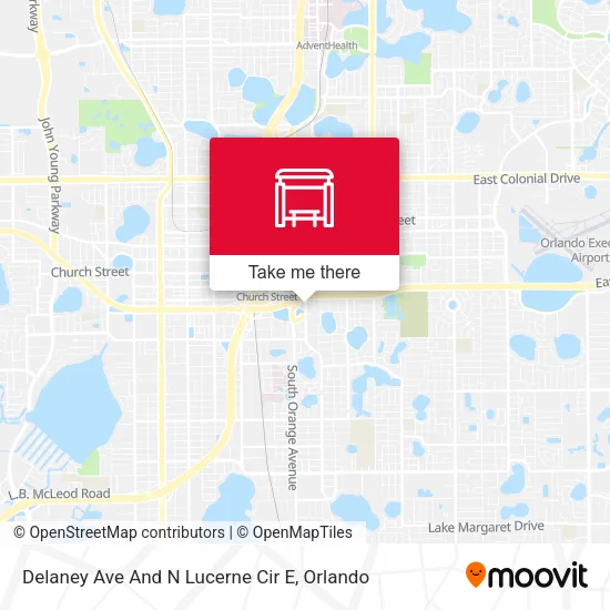 Mapa de Delaney Ave And N Lucerne Cir E