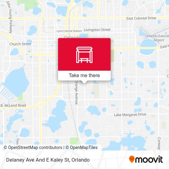Mapa de Delaney Ave And E Kaley St
