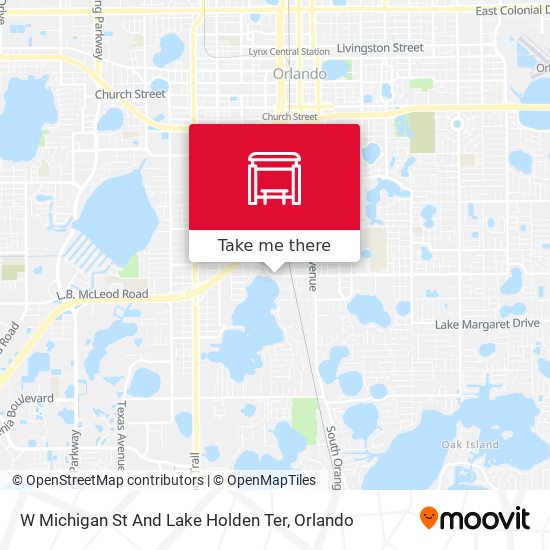 Mapa de W Michigan St And Lake Holden Ter