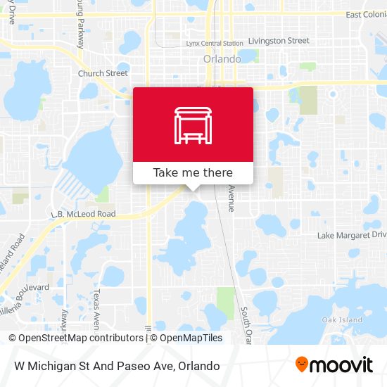 Mapa de W Michigan St And Paseo Ave