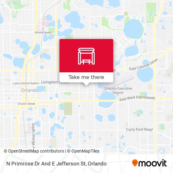 Mapa de N Primrose Dr And E Jefferson St