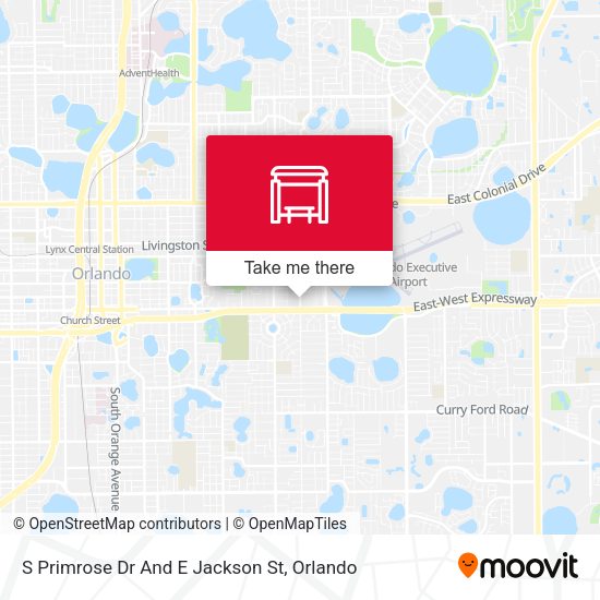 Mapa de S Primrose Dr And E Jackson St