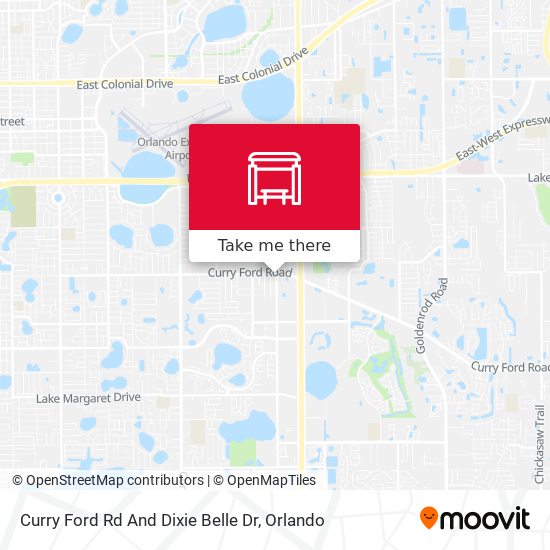 Curry Ford Rd And Dixie Belle Dr map