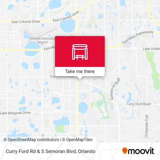 Curry Ford Rd & S Semoran Blvd map