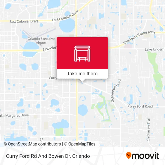 Mapa de Curry Ford Rd And Bowen Dr