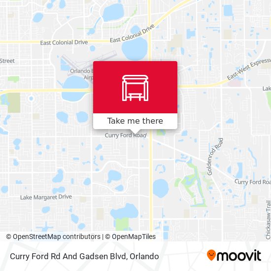 Curry Ford Rd And Gadsen Blvd map