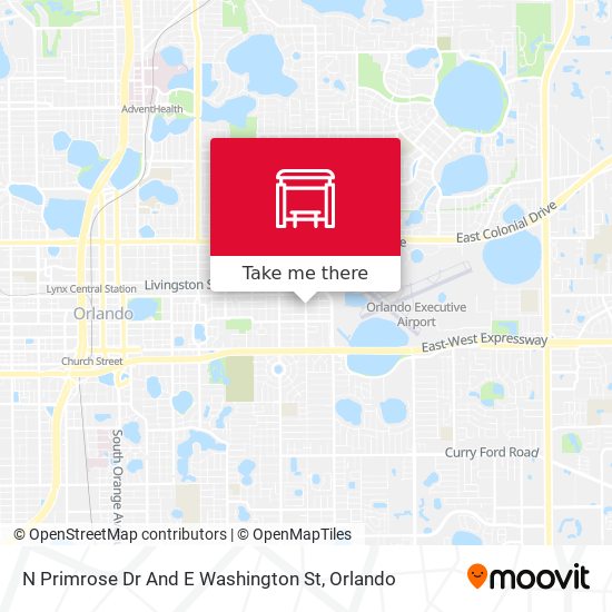 Mapa de N Primrose Dr And E Washington St