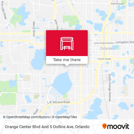 Orange Center Blvd And S Dollins Ave map