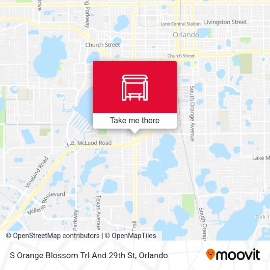 Mapa de S Orange Blossom Trl And 29th St