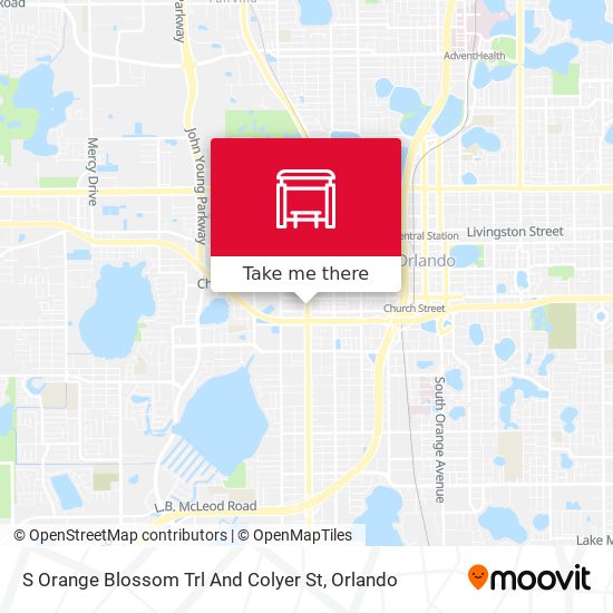 S Orange Blossom Trl And Colyer St map