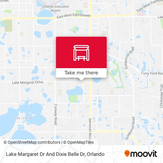 Lake Margaret Dr And Dixie Belle Dr map