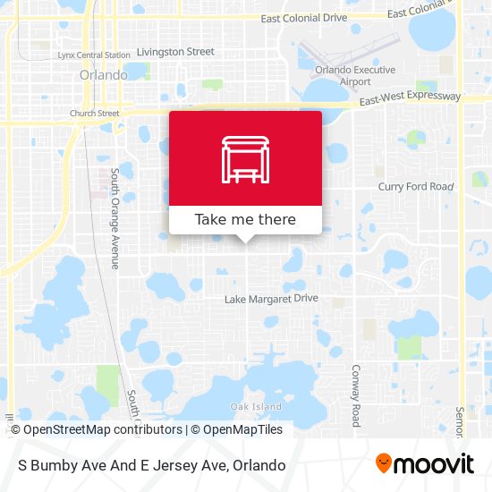 Mapa de S Bumby Ave And E Jersey Ave