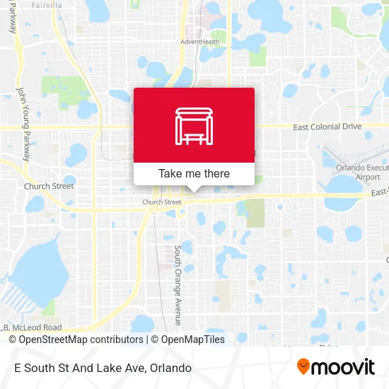 Mapa de E South St And Lake Ave